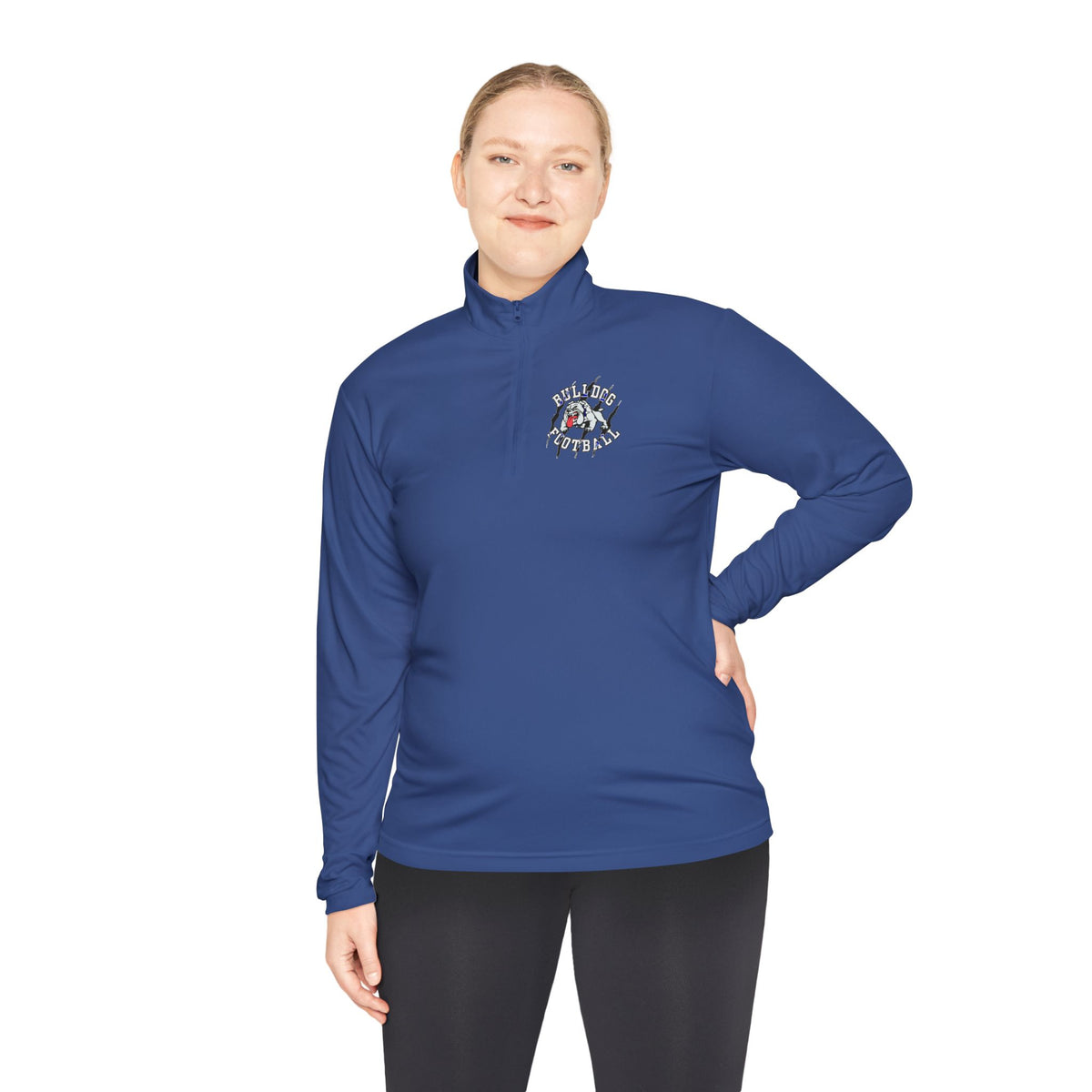 Bulldog Football Quarter-Zip Pullover